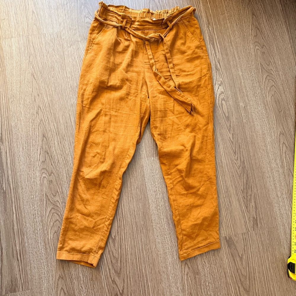 Love Tree Women’s Mustard Draw Strings Pants size small
